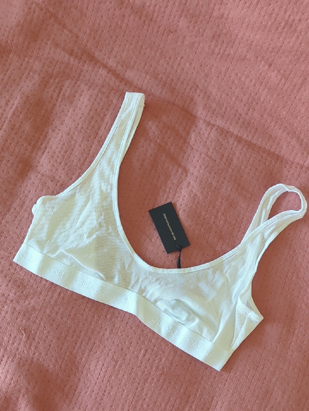Kiki De Montparnasse Le Boysoft Cup Bra ( Ivory - Large)